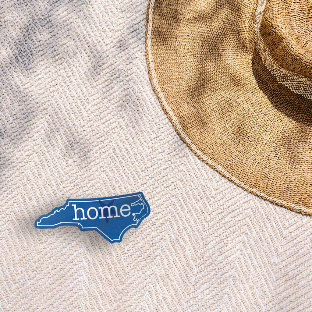 Royal Blue North Carolina Home Sticker