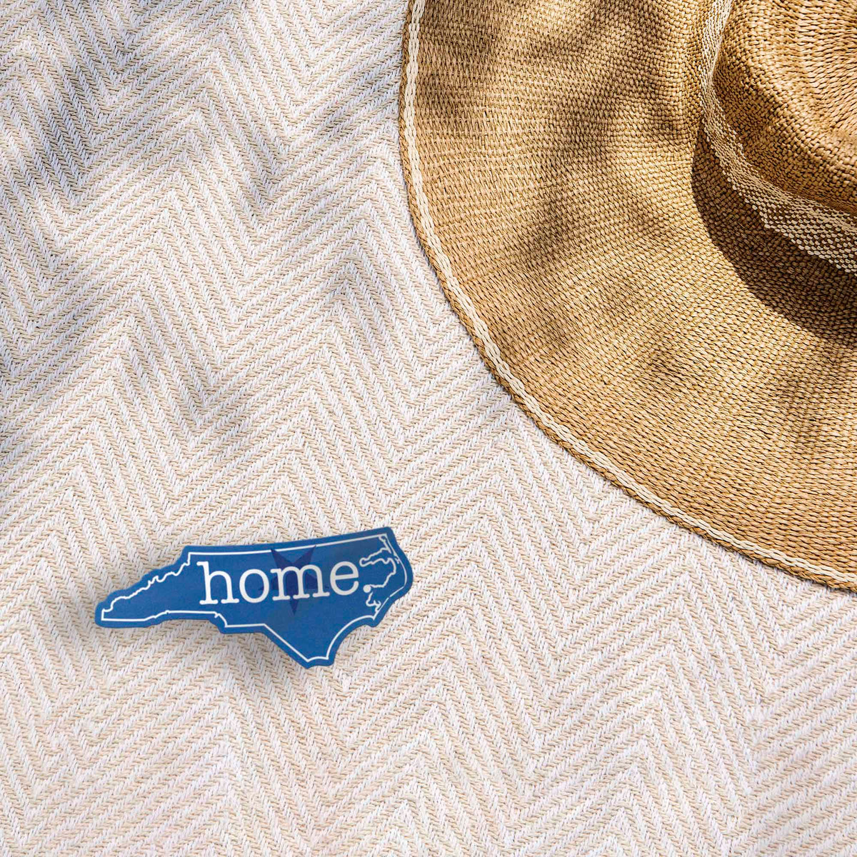 Royal Blue North Carolina Home Sticker