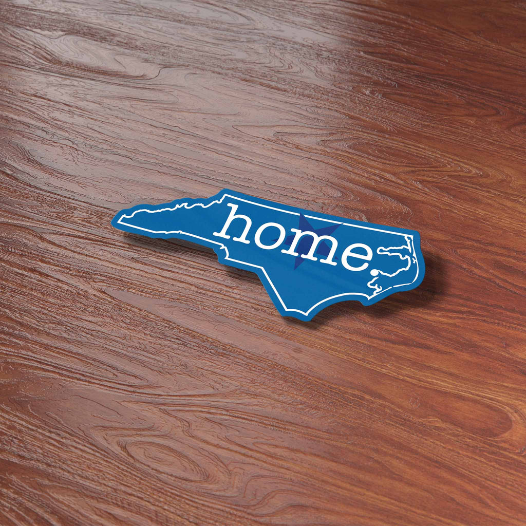 Royal Blue North Carolina Home Sticker